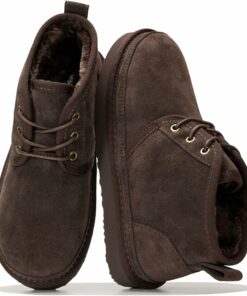 Espresso Suede Genuine Leather Snow Boots SA61