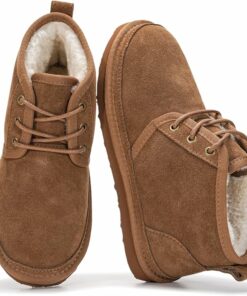 Toasted Nut Suede Leather Snow Boots SA59