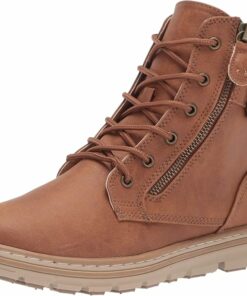 Brown Lace-up Hiker Style Boots SA128