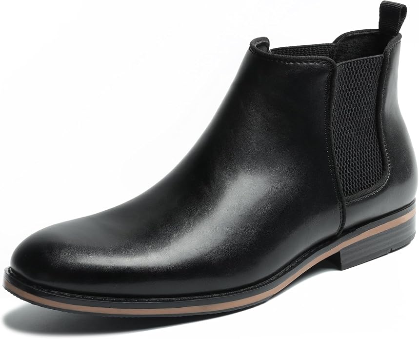 Men's Casual Black Chelsea Boots SA101