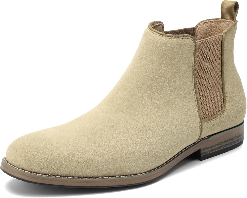 Men's Green Chelsea Boots SA102