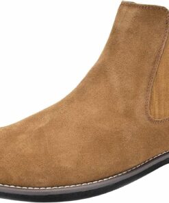 Men's Tan Suede Chelsea Boots SA108