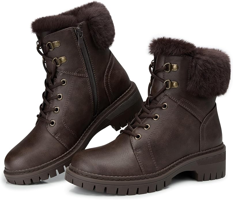 Trendy Comfortable Lace-up Combat Boots SA113
