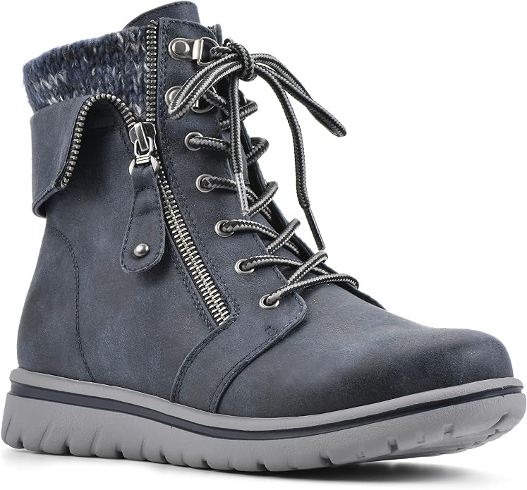 Women's Navy Hope City Hiker Boot SA136