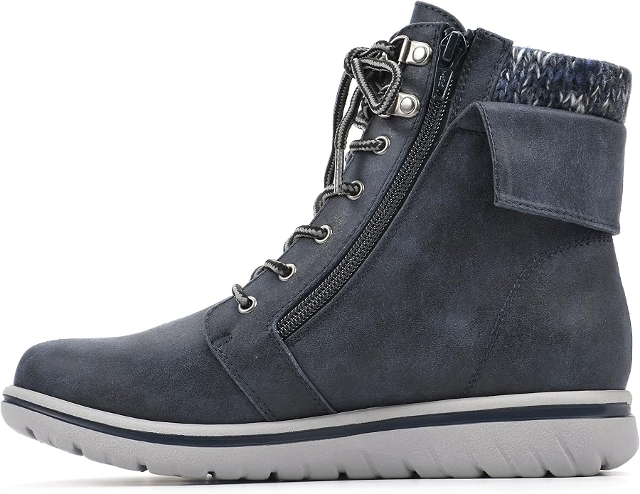 Women's Navy Hope City Hiker Boots SA134 - Image 2